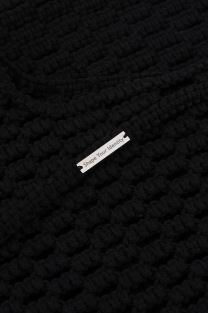 Midnight Net Macramé Dress - Image 3