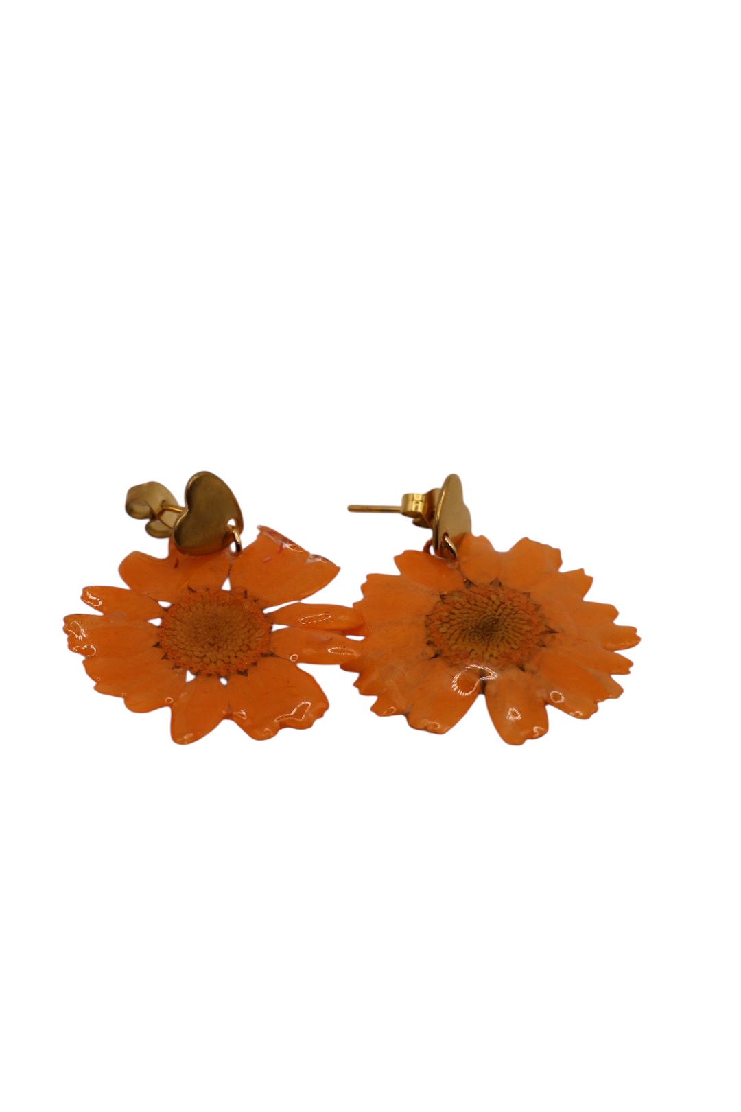 Sunrise Tangerine – Orange Blossom Earrings