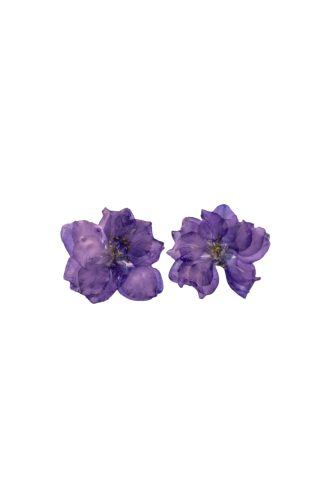 Lilac Bloom – Delphinium Earrings