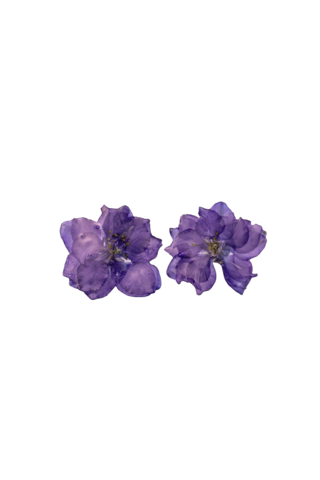 Lilac Bloom – Delphinium Earrings