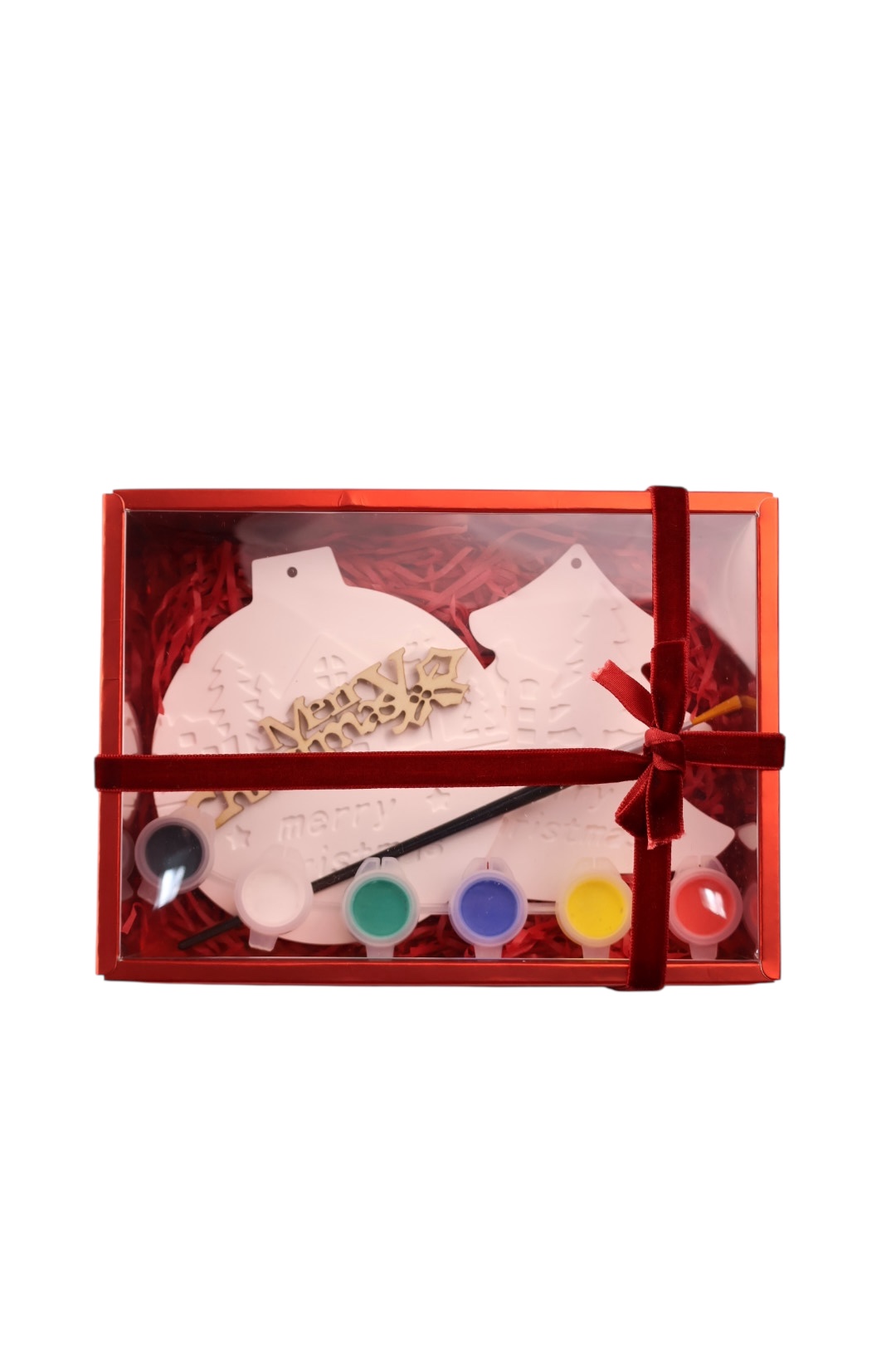 Creative Christmas Painting Set – 2 Eco Plaster Ornaments