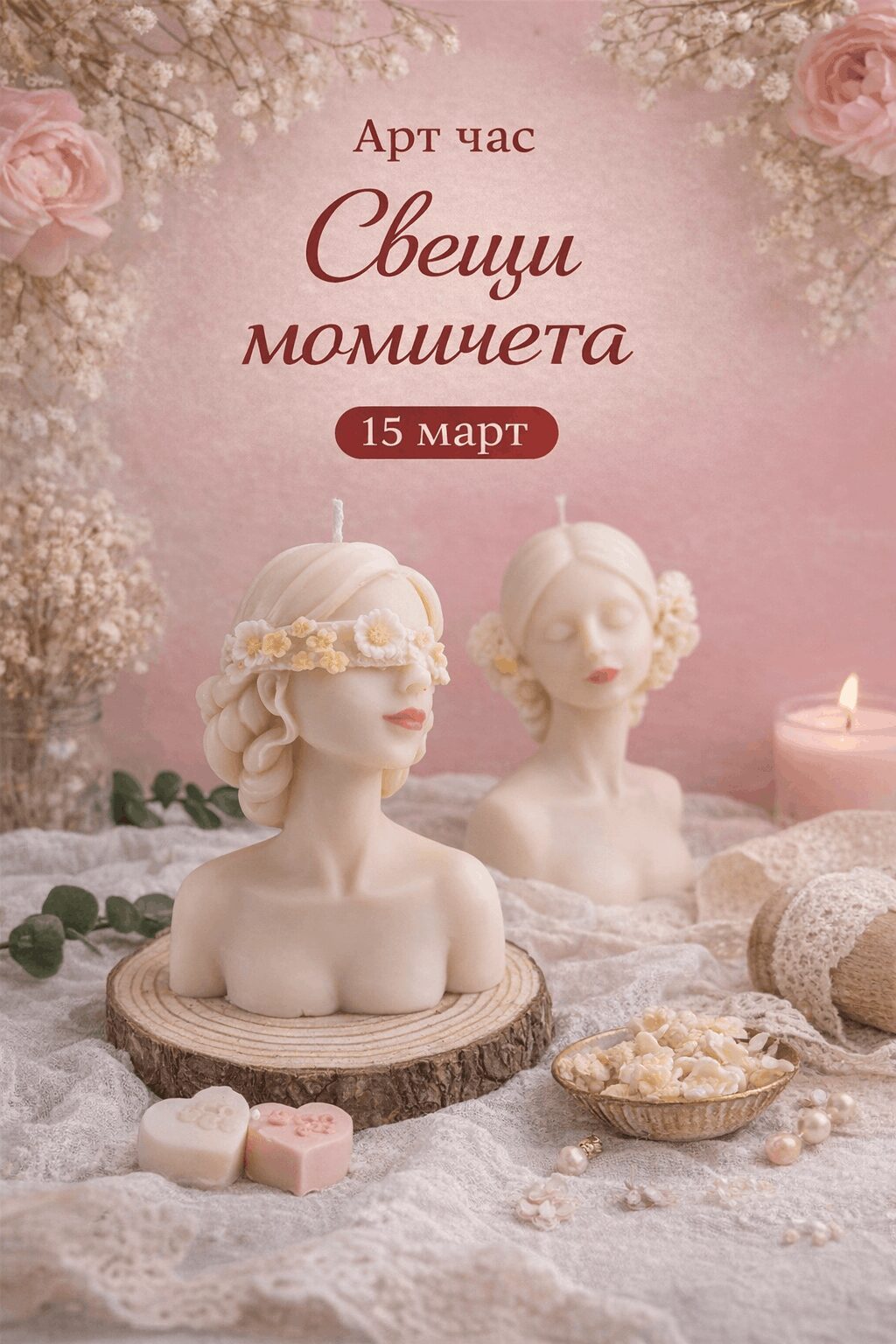 Декоративни свещи арт часове във Варна